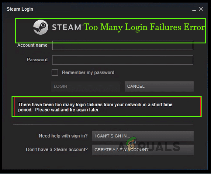 FIXED Too Many Login Failures Steam Error PROVEN WAYS 