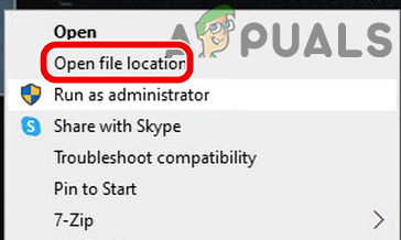 File location example