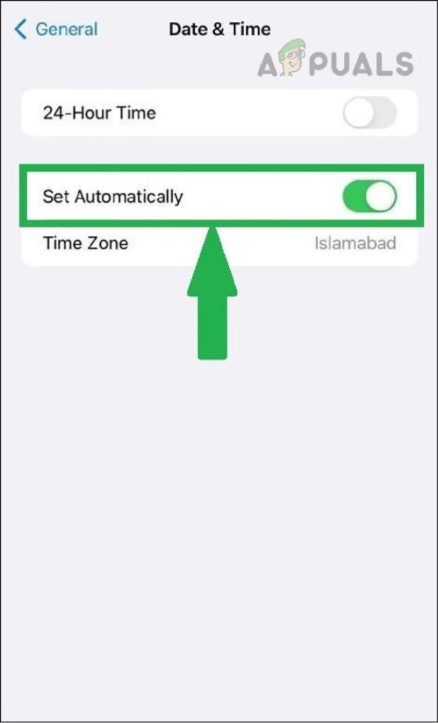 Correct data and time