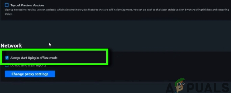 Offline Mode of Uplay Game