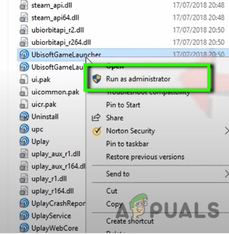 Run Uplay as an Administrator