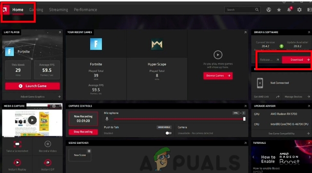 Update Radeon Graphic Drivers