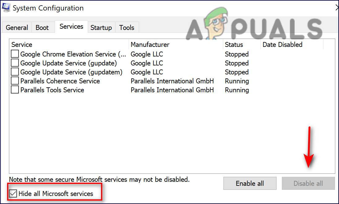 hide-all-services-disable