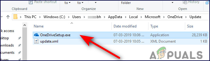onedrivesetup-reinstall