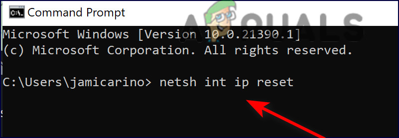 Type each command on cmd