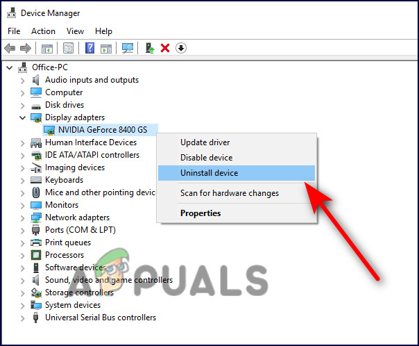 uninstall-display-adapters