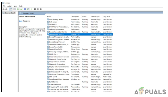reinstall the printer