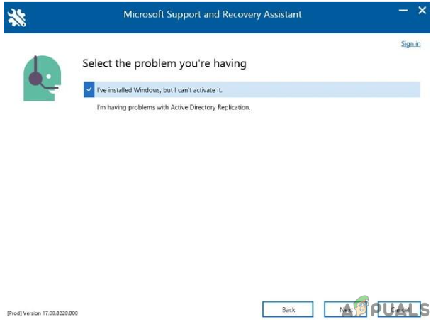 microsoft support and recovery assistant