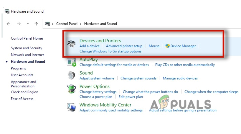 Disable the Pause Printing Option