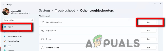 Fix the Network Connectivity issues