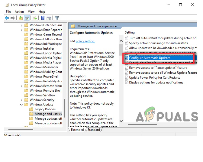 Group Policy Settings