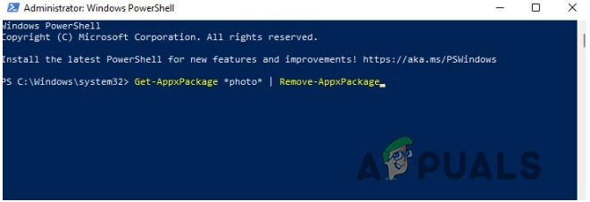Reinstallation of Photo App