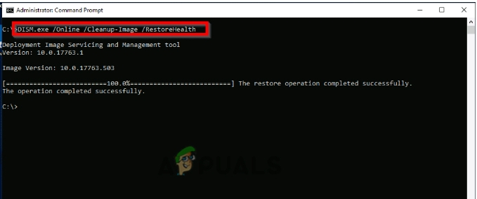 Repair the System Files using DISM Tool