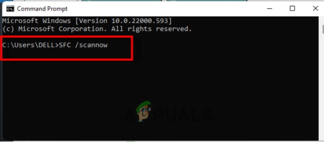 Repair the System Files using SFC Tools