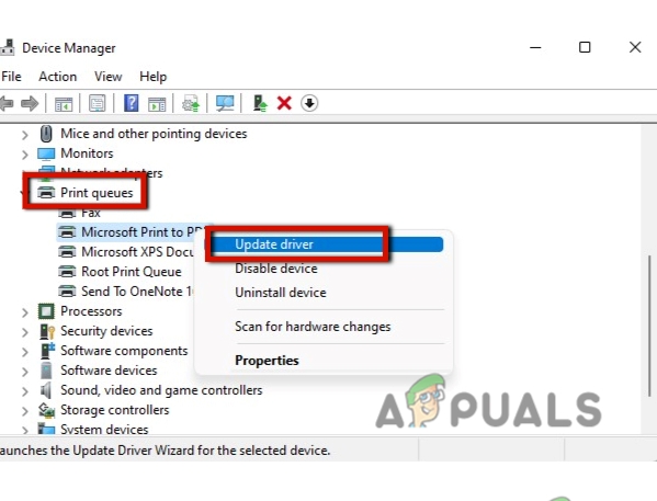 Updating the Printer Drivers 