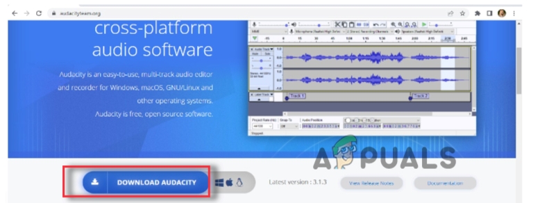 Download the Audacity Software