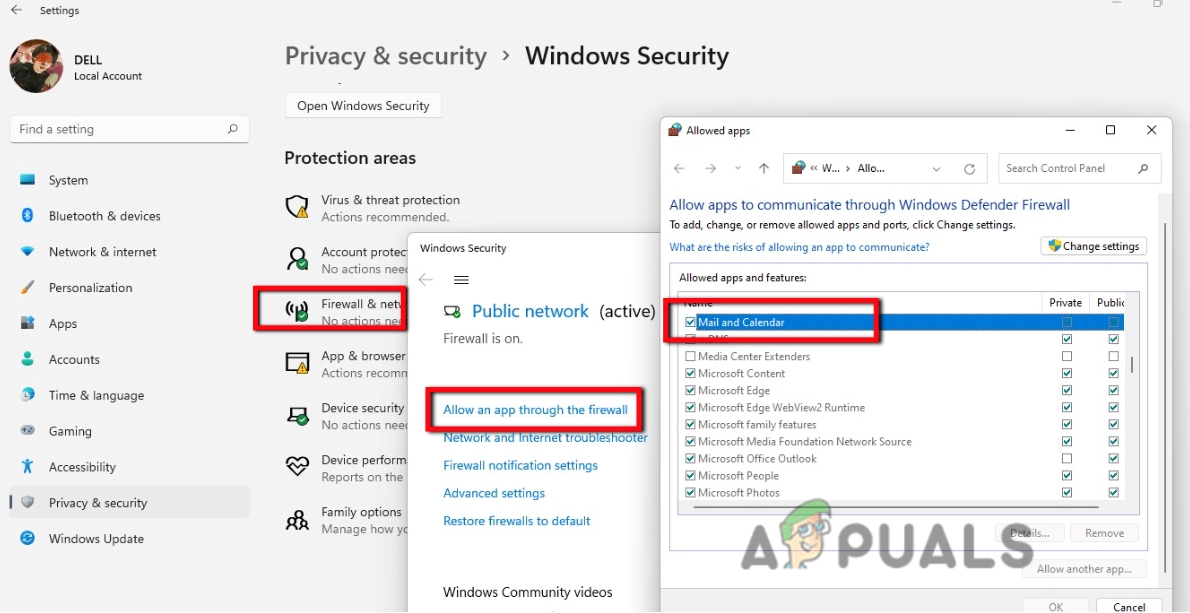 Run App through Firewall 