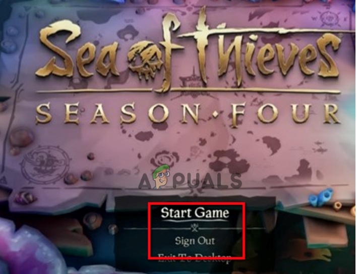 Sign Out and Re-Login to Sea Thieves