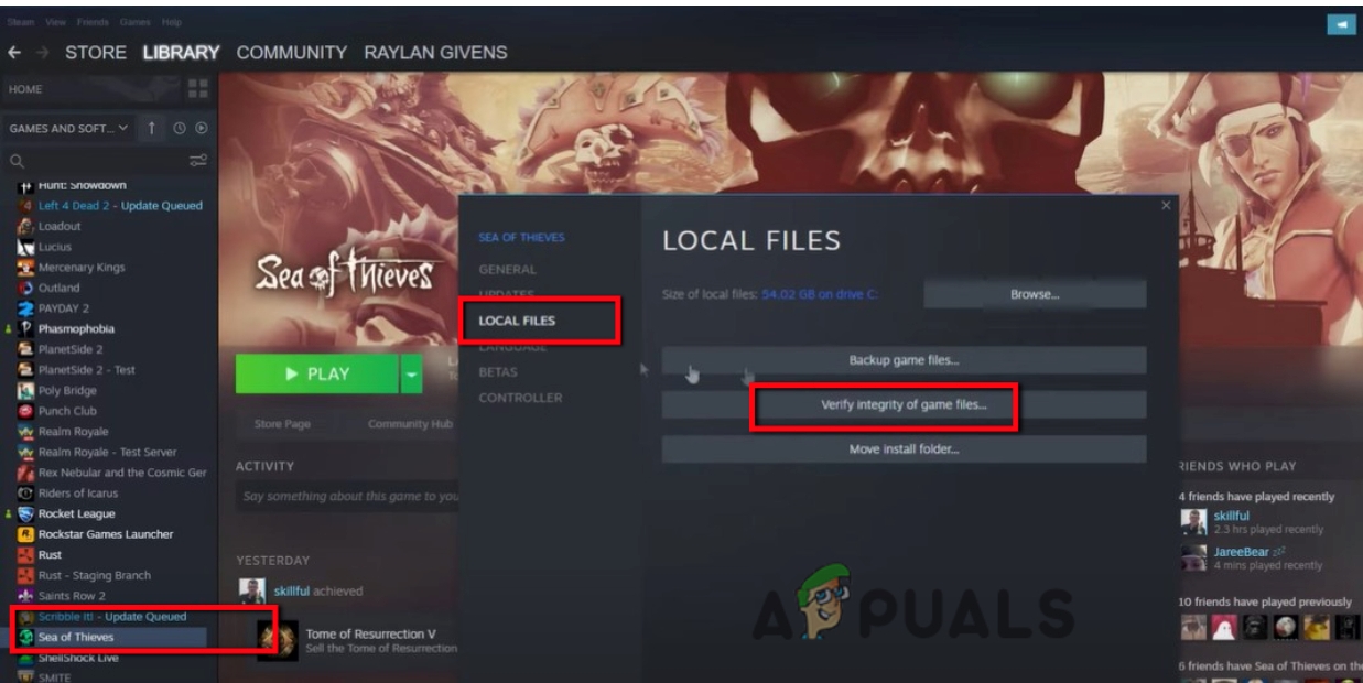 Verify the Integrity of the Game Files