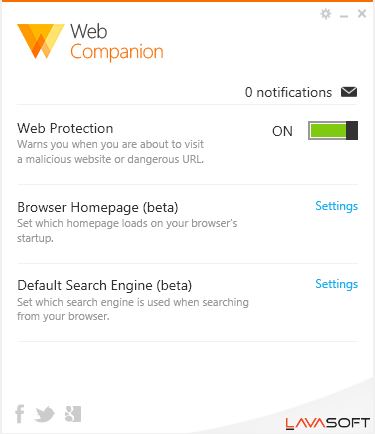 Lavasoft webcompanion discount