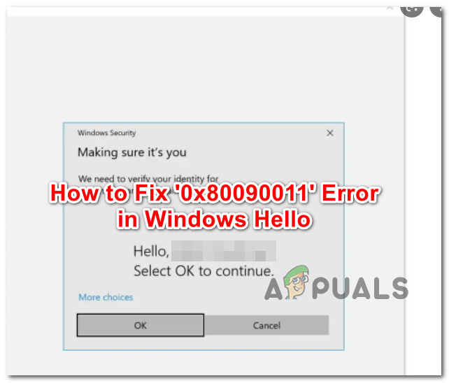 How To Fix Windows Hello Error Code '0x80090011'?