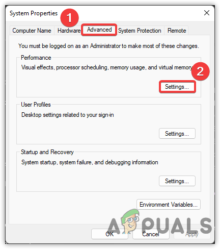 Adjusting Performance
