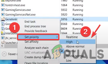 Boasting Game priority to High