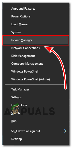 Click on Device Manager