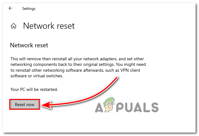 Reset Network Settings