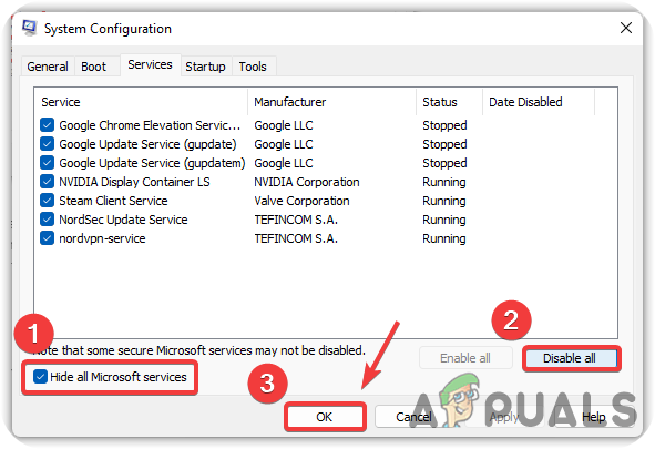 Disabling Irrelevant Services at Startup