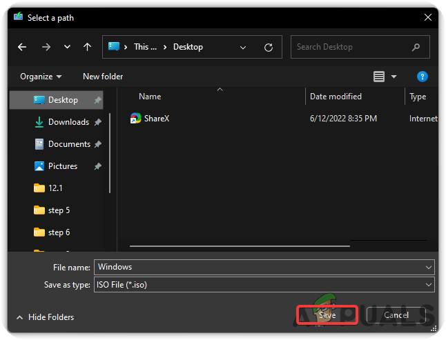 Downloading ISO File