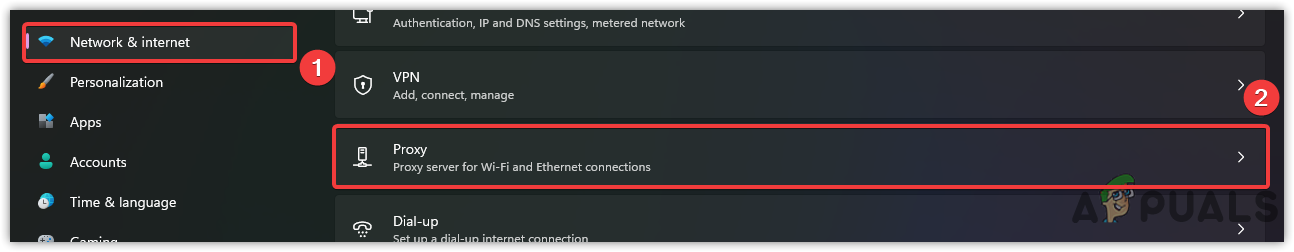 Navigating Proxy Settings