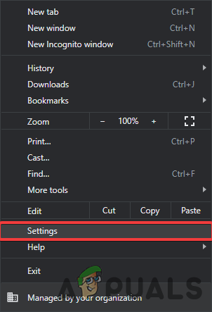 Open Chrome Settings