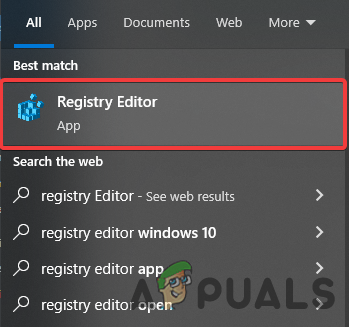 Open Registry Editor