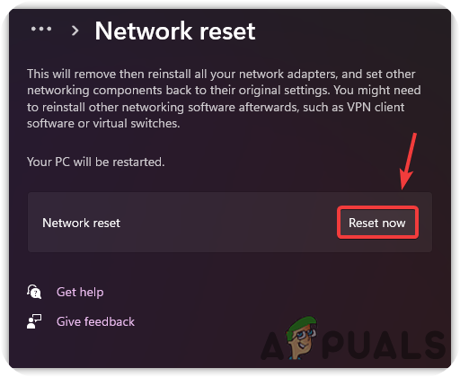 Reset Network Settings