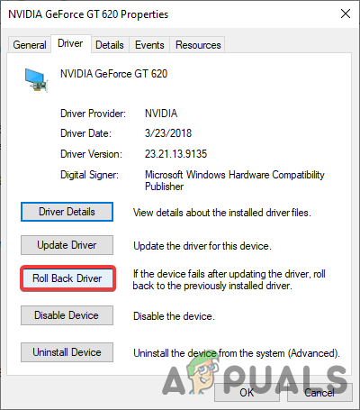 Roll Back Graphics Driver