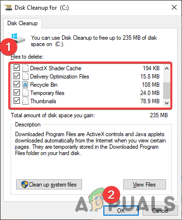 Run Disk Cleanup