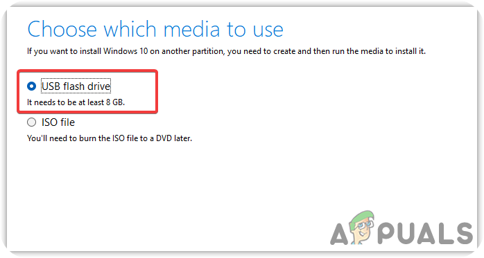 Select USB Flash Drive