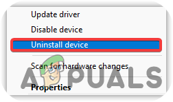 Uninstalling Network Driver