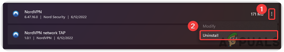 Uninstalling Third-Party VPN
