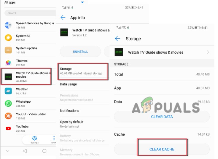 Clear the Hulu App Cache