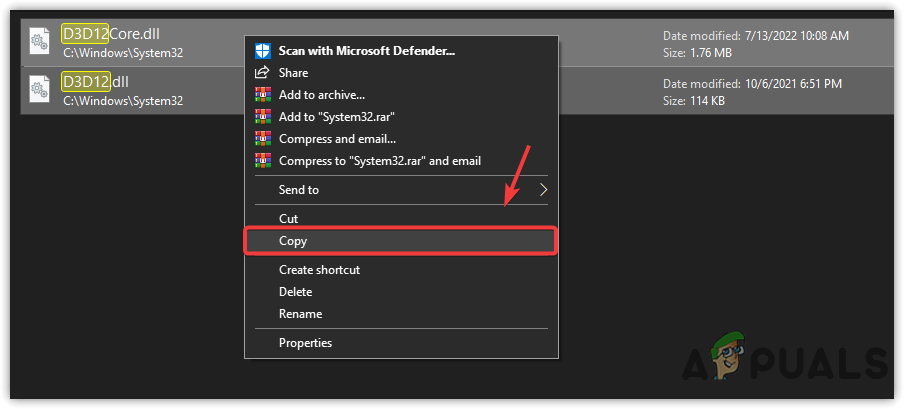 Copying D3D12Core and D3D12