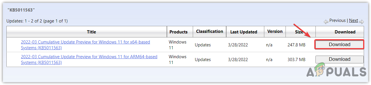 Downloading Windows update From Microsoft Catalog