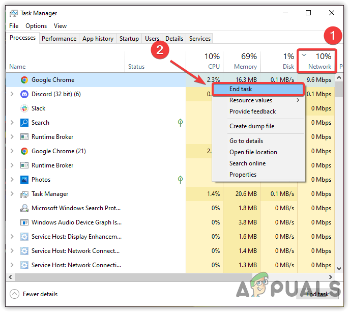 End Tasking Unnecessary Applications