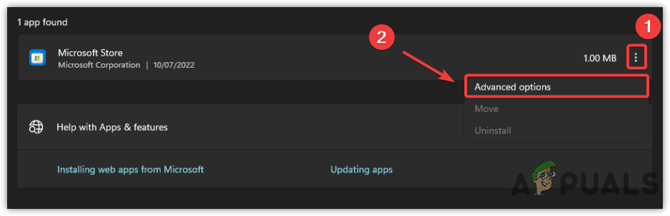 Go to Advanced Apps Settings