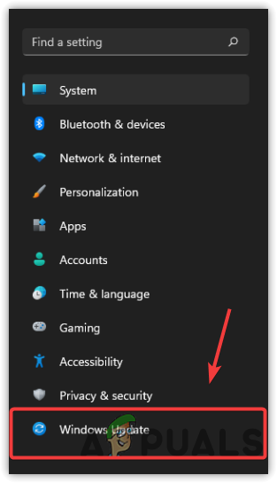 Go to Update &; Security From the Left Pane
