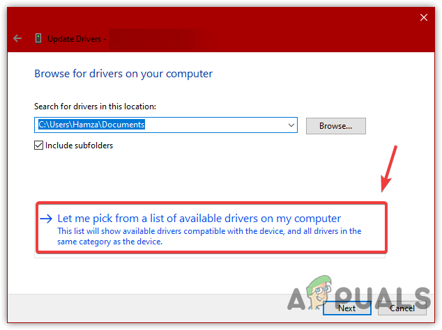Manually Pick Incompatible Driver