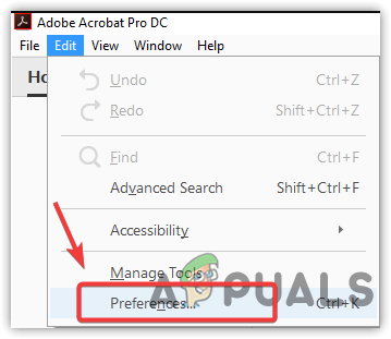 Navigate to Preferences