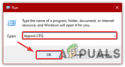 Navigating to Programs and Features of Control Panel