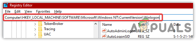 Navigating to the Shell from Registry Editor